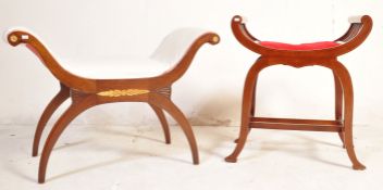 EDWARDIAN & REGENCY REVIVAL PIANO STOOLS