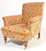HOWARD STYLE NEEDLEPOINT PATTERN ARMCHAIR