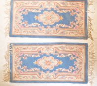 PAIR OF VINTAGE CHINESE RUGS
