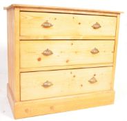 EARLY 20TH CENTURY PINE CHEST OF DRAWERS
