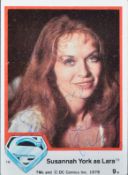 SUPERMAN - SUSANNAH YORK (D.2011) - SIGNED TRADING CARD - AFTAL