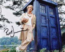 DOCTOR WHO - PETER DAVISON - AUTOGRAPHED 8X10