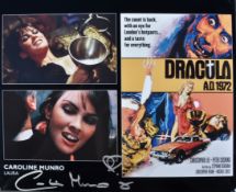 HAMMER HORROR - CAROLINE MUNRO - DRACULA 1972 SIGNED PHOTO