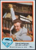 SUPERMAN - GENE HACKMAN - SIGNED TRADING CARD - AFTAL