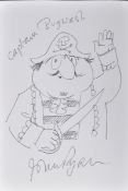 CAPTAIN PUGWASH - JOHN RYAN (1921-2009) - ORIGINAL SKETCH