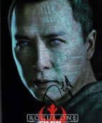 STAR WARS - ROGUE ONE - DONNIE YEN - SIGNED 8X10