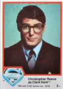 SUPERMAN - CHRISTOPHER REEVE (D.2004) - SIGNED TRADING CARD - AFTAL