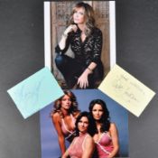 CHARLIE'S ANGELS - 1976 TV SERIES - CAST AUTOGRAPHS