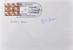 RMS TITANIC - TWO SURVIVORS AUTOGRAPHED COMMEMORATIVE COVER