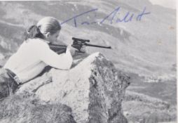 JAMES BOND - TANIA MALLET (D.2019) - SIGNED TRADING CARD - AFTAL