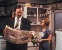 FAWLTY TOWERS - CONNIE BOOTH - AUTOGRAPHED 8X10