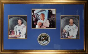 APOLLO 11 MOON LANDING - ARMSTRONG, ALDRIN & COLLINS AUTOGRAPH