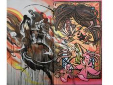 INKIE (B.1969) / BARRAS (B.1973) - UNTITLED COLLABORATION