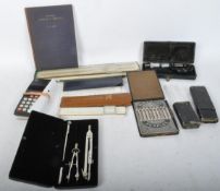 VINTAGE SLIDE RULES & DESK EQUIPMENT