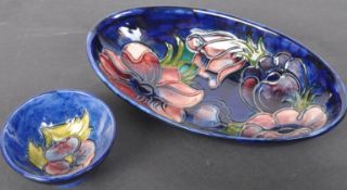 TWO VINTAGE MOORCROFT 