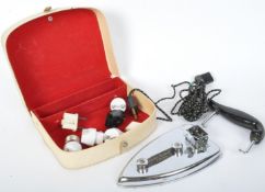 GLOBE TROTTER FLAKS - 1950S COMPACT TRAVEL IRON