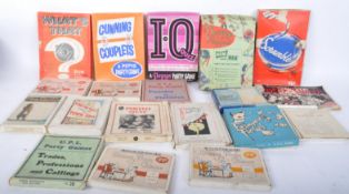 MID 20TH CENTURY & EARLIER PLAYING CARD GAMES