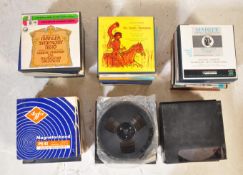 LARGE COLLECTION 20TH CENTURY CLASSICAL REEL TO REEL TAPES