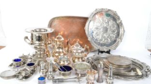 COLLECTION OF VINTAGE 20TH CENTURY SILVER PLATE ITEMS