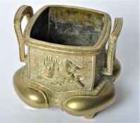 LATE 19TH CENTURY JAPANESE MEIJI ERA BRONZE CENSOR