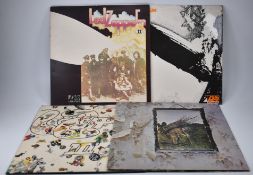 LED ZEPPELIN 1-4 - FOUR LONG PLAY RECORD ALBUMS
