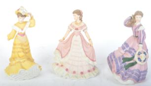 THREE VINTAGE WEDGWOOD SPINK CHINA FIGURINES