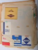 COLLECTION OF 20TH CENTURY CIGARETTE PACKET COVERS