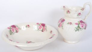 IRONSTONE - ENGLAND - VICTORIAN JUG & BOWL