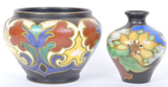 DUTCH GOUDA VASES - MID 20TH CENTURY