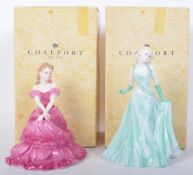TWO COALPORT COLLINGWOOD COLLECTION BONE CHINA FIGURES