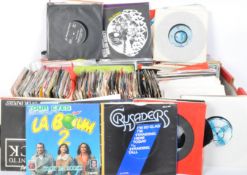 COLLECTION OF APPROX 300+ VINTAGE 20TH CENTURY 45RPM VINYL SINGLES