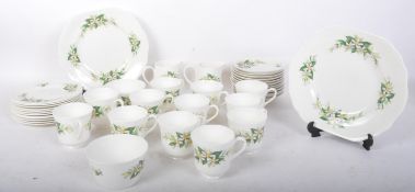 VINTAGE ROYAL TUSCAN FLORAL BONE CHINA TEA SERVICE