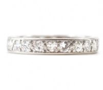 FRENCH PLATINUM & DIAMOND ETERNITY BAND