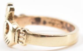 HALLMARKED 9CT GOLD CLADDAGH RING