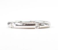 FRENCH WHITE GOLD & DIAMOND ETERNITY RING