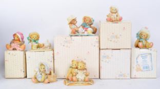 COLLECTION OF VINTAGE CHERISHED TEDDIES FIGURES