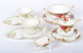 COLLECTION OF VINTAGE CHINA - PARAGON & ROYAL ALBERT