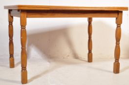 1970S RETRO TEAK CORNER DINING TABLE BENCH & CHAIRS