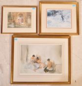 THREE WILLIAM RUSSELL FLINT - COLLECTION OF PRINTS