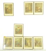 A SET OF EIGHT VINTAGE 