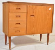 RETRO VINTAGE MID 20TH CENTURY TEAK SEWING CHEST