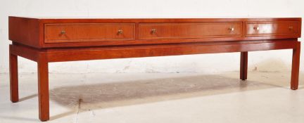 RETRO MID 20TH CENTURY TEAK VANSON COFFEE TABLE WITH DRAWERS