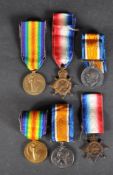 BOER WAR & WWI - FAMILY MEDAL GROUP (FATHER & SON)
