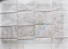 WWII SECOND WORLD WAR THIRD REICH GERMAN BOMBING MAP