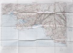 WWII SECOND WORLD WAR THIRD REICH GERMAN BOMBING MAP