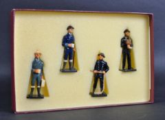 GERRY FORD DESIGN WHITE METAL BLITZ RESCUE TEAM MODEL FIGURINES