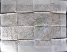 WWII SECOND WORLD WAR THIRD REICH GERMAN BOMBING MAP