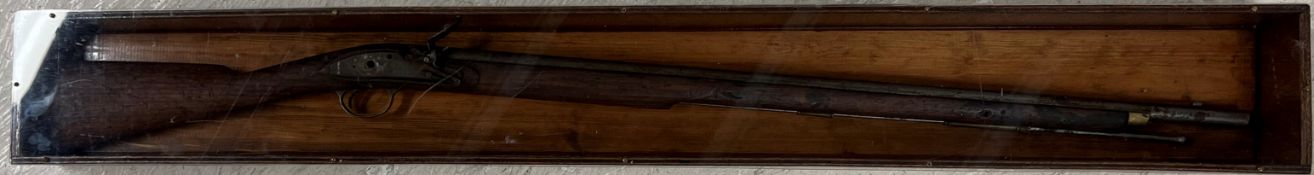 19TH CENTURY VICTORIAN PERCUSSION CAP RIFLE
