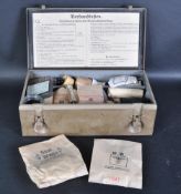 WWII SECOND WORLD WAR GERMAN AFRIKA KORPS FIRST AID TIN