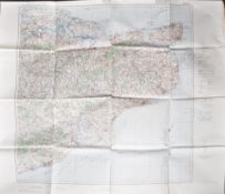 WWII SECOND WORLD WAR THIRD REICH GERMAN BOMBING MAP